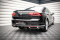 Maxton Design Spoiler CAP passend für VW Passat Limousine B8 Facelift schwarz Hochglanz