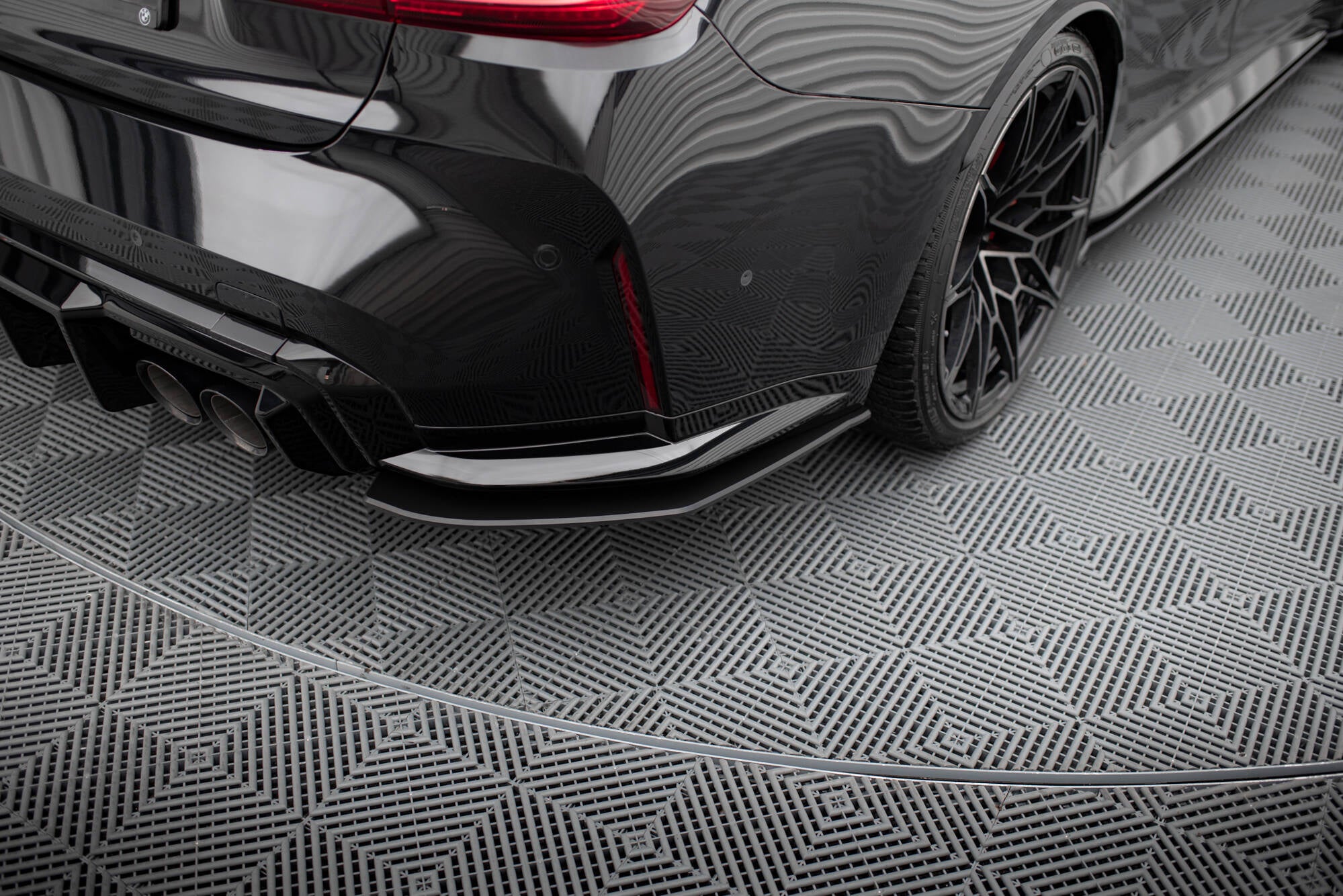 Maxton Design Street Pro Heck Ansatz Flaps Diffusor V.2 passend für BMW M3 Limousine / Touring G80 / G81