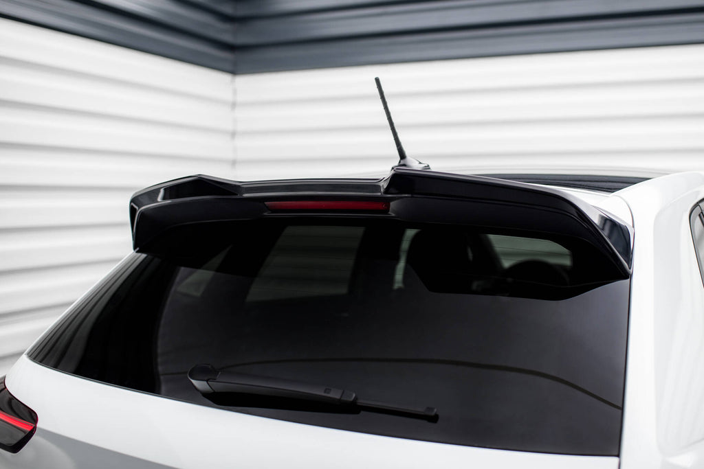 Maxton Design Spoiler CAP 3D passend für VW Polo GTI Mk6 schwarz Hochglanz