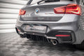 Maxton Design Diffusor Heck Ansatz passend für Bmw 1 F20/ F21 Facelift M-Power schwarz Hochglanz