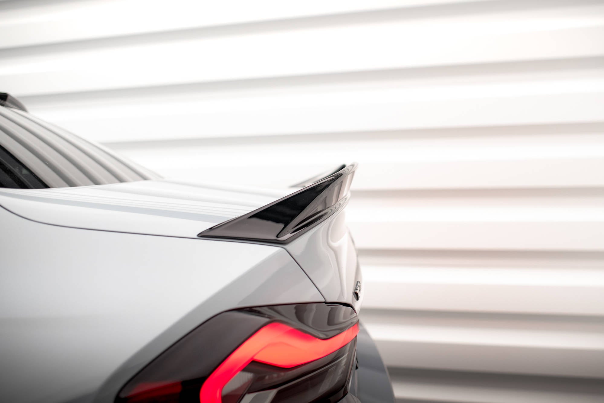 Maxton Design Spoiler CAP 3D passend für BMW 2 Coupe G42 / M2 G87 schwarz Hochglanz
