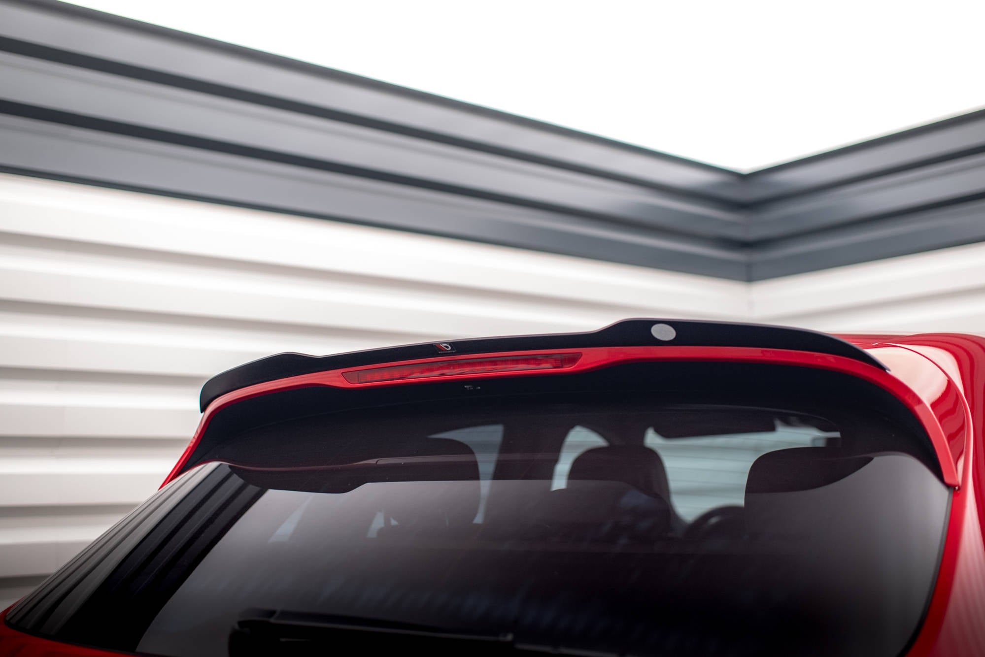 Maxton Design Spoiler CAP passend für Porsche Macan Mk1 schwarz Hochglanz