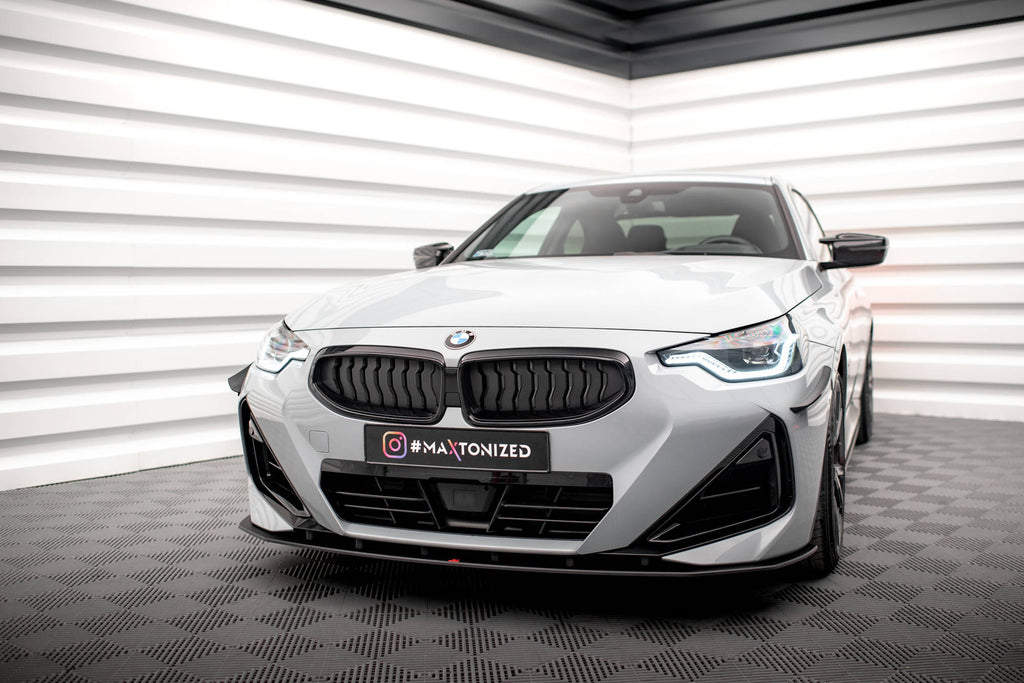 Maxton Design Street Pro Street+ Spoilerlippe Front Ansatz passend für BMW 2 Coupe M-Paket / M240i G42