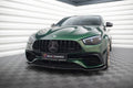 Maxton Design Street+ Spoilerlippe Front Ansatz V.1 passend für Mercedes-AMG E63 W213 Facelift schwarz Hochglanz