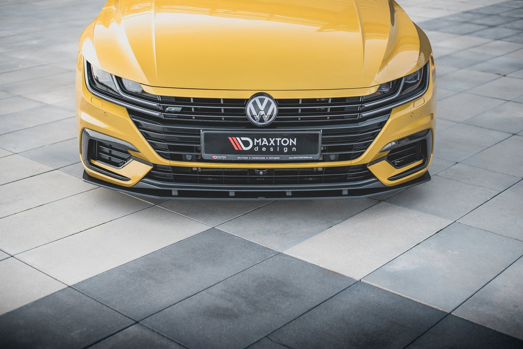 Maxton Design Street Pro Street+ Spoilerlippe Front Ansatz passend für VW Arteon R-Line Limousine / Shooting Brake Mk1