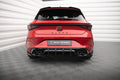 Maxton Design Heck Ansatz Flaps Diffusor V.2 passend für Cupra Leon Hatchback Mk1 schwarz Hochglanz