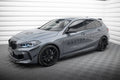 Maxton Design Street+ Seitenschweller Leisten V.2 passend für BMW 1er M-Paket / M135i / 128ti schwarz Hochglanz