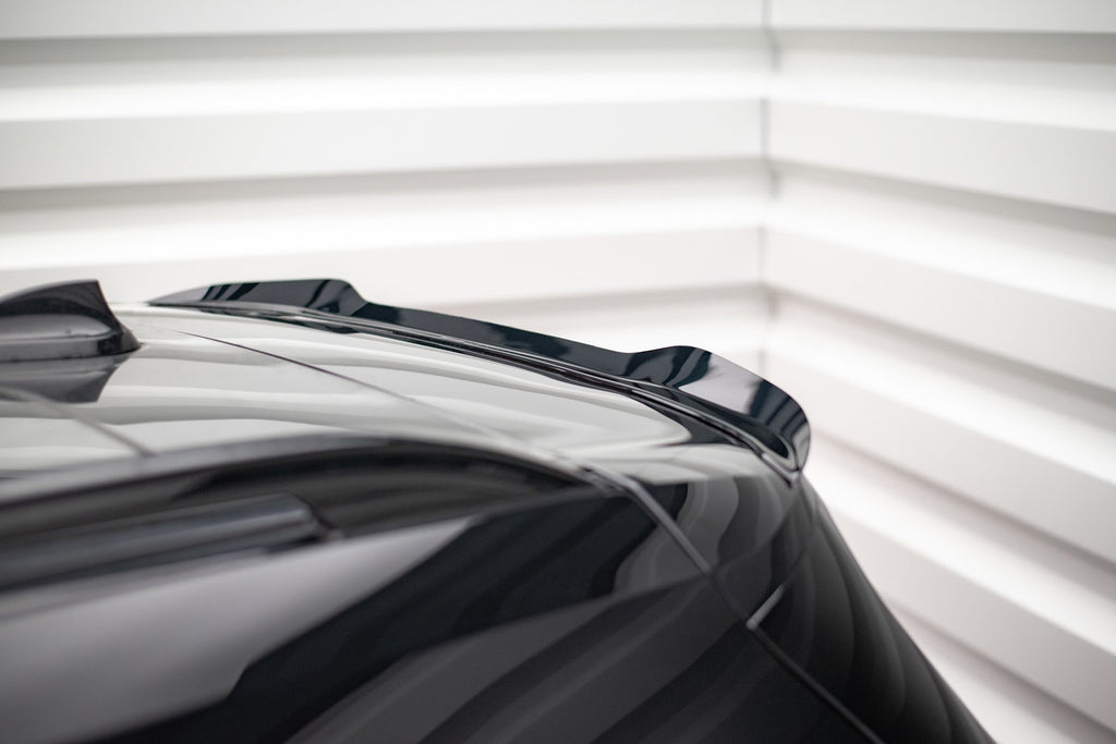 Maxton Design Spoiler CAP passend für BMW X7 M-Paket G07 schwarz Hochglanz