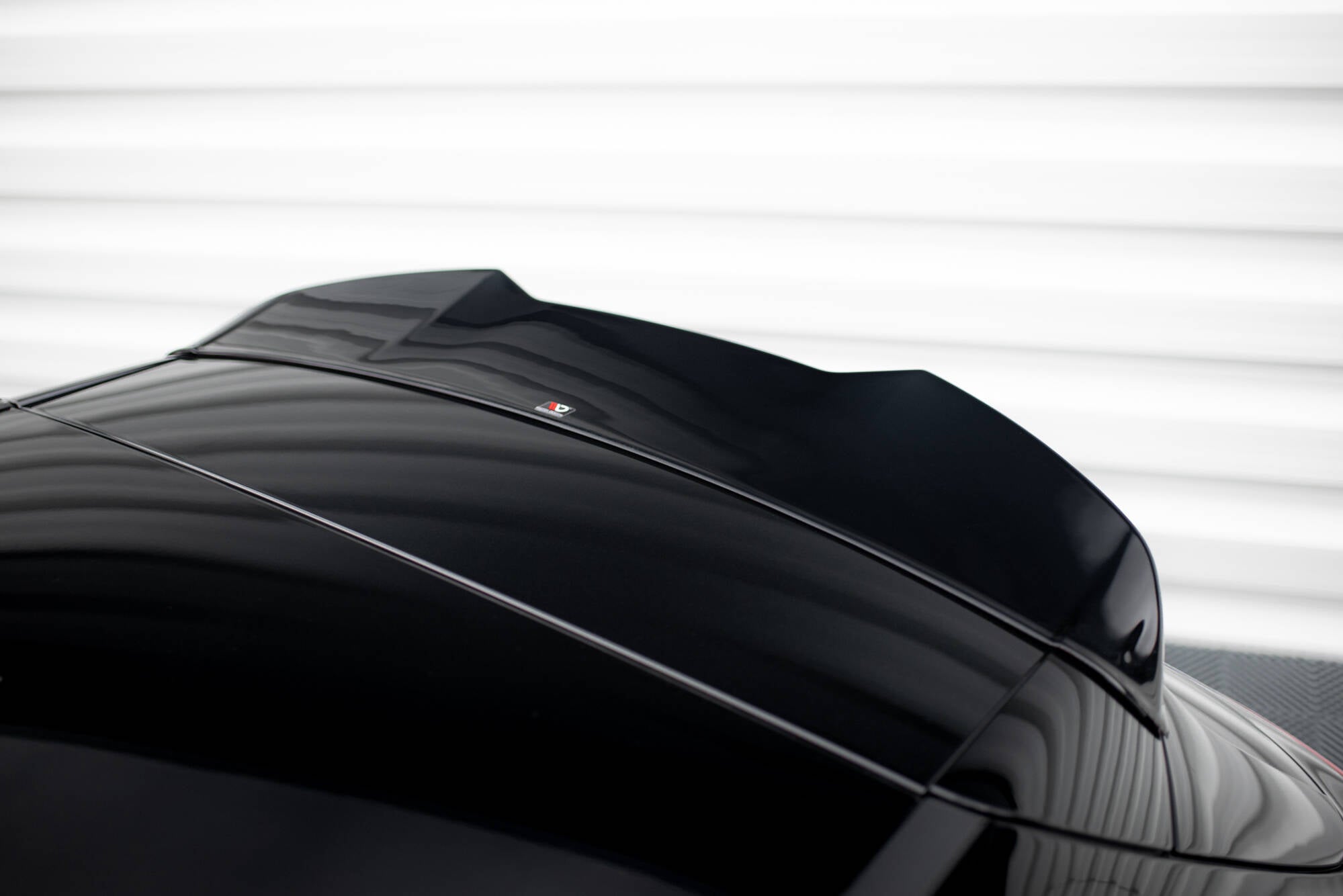 Maxton Design Spoiler CAP 3D passend für Mercedes-AMG A35 / AMG-Line Hatchback W177 schwarz Hochglanz