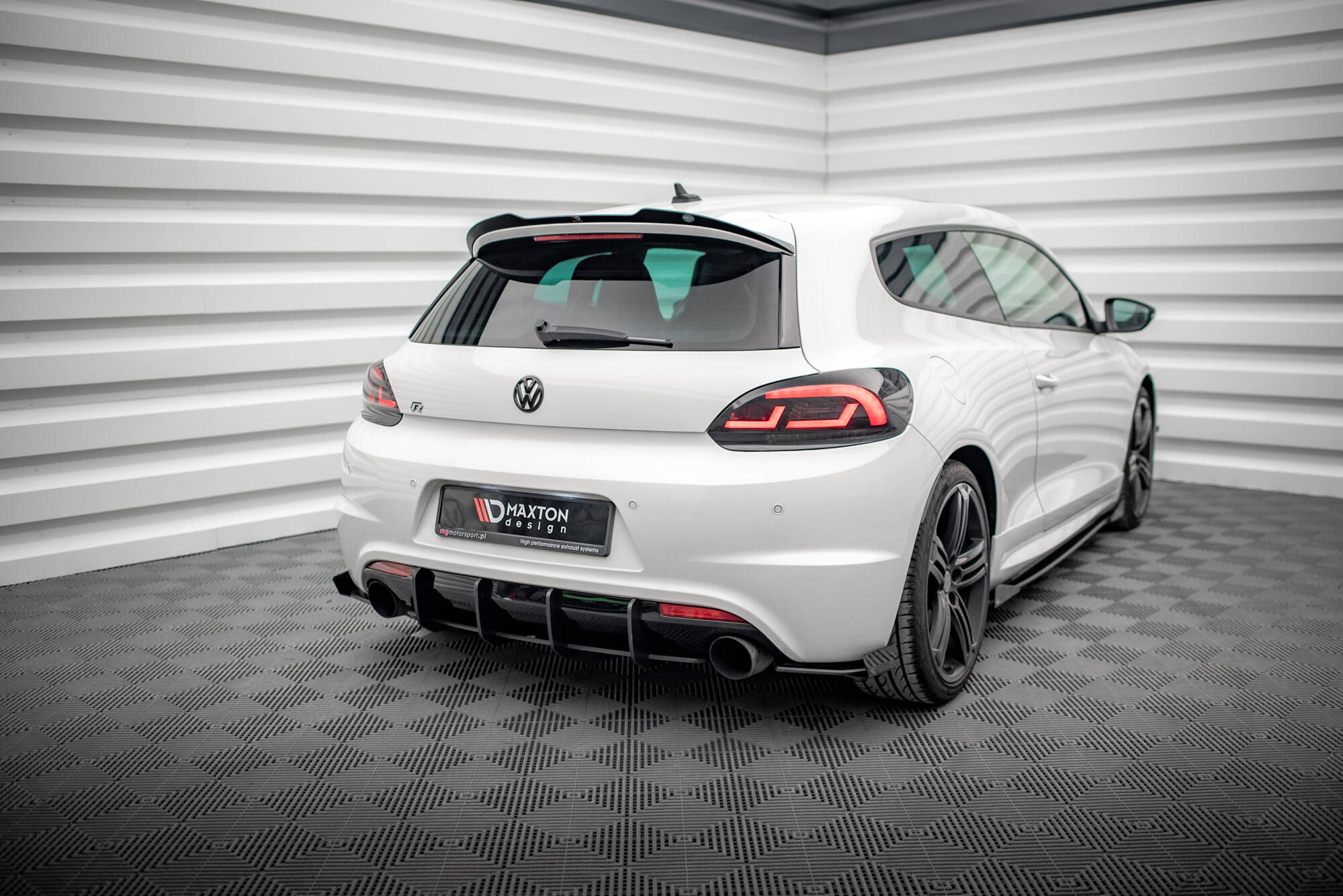 Maxton Design Street Pro Heckschürze passend für VW Scirocco R Mk3