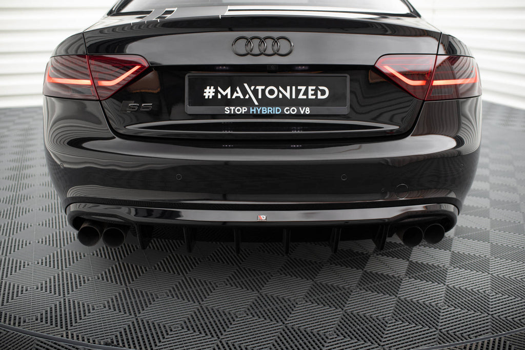 Maxton Design Diffusor Heck Ansatz passend für Audi S5 Coupe / Cabrio S-Line 8T