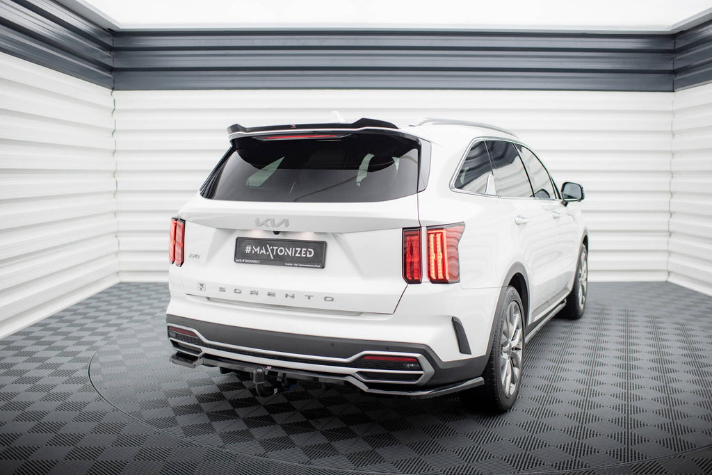Maxton Design Street+ Mittlerer Diffusor RACE passend für Kia Sorento Mk4 schwarz Hochglanz