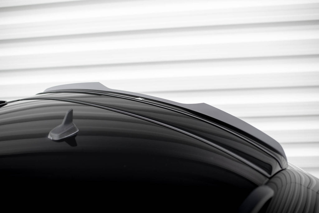Maxton Design Spoiler CAP passend für Audi RS6 Avant C6 schwarz Hochglanz