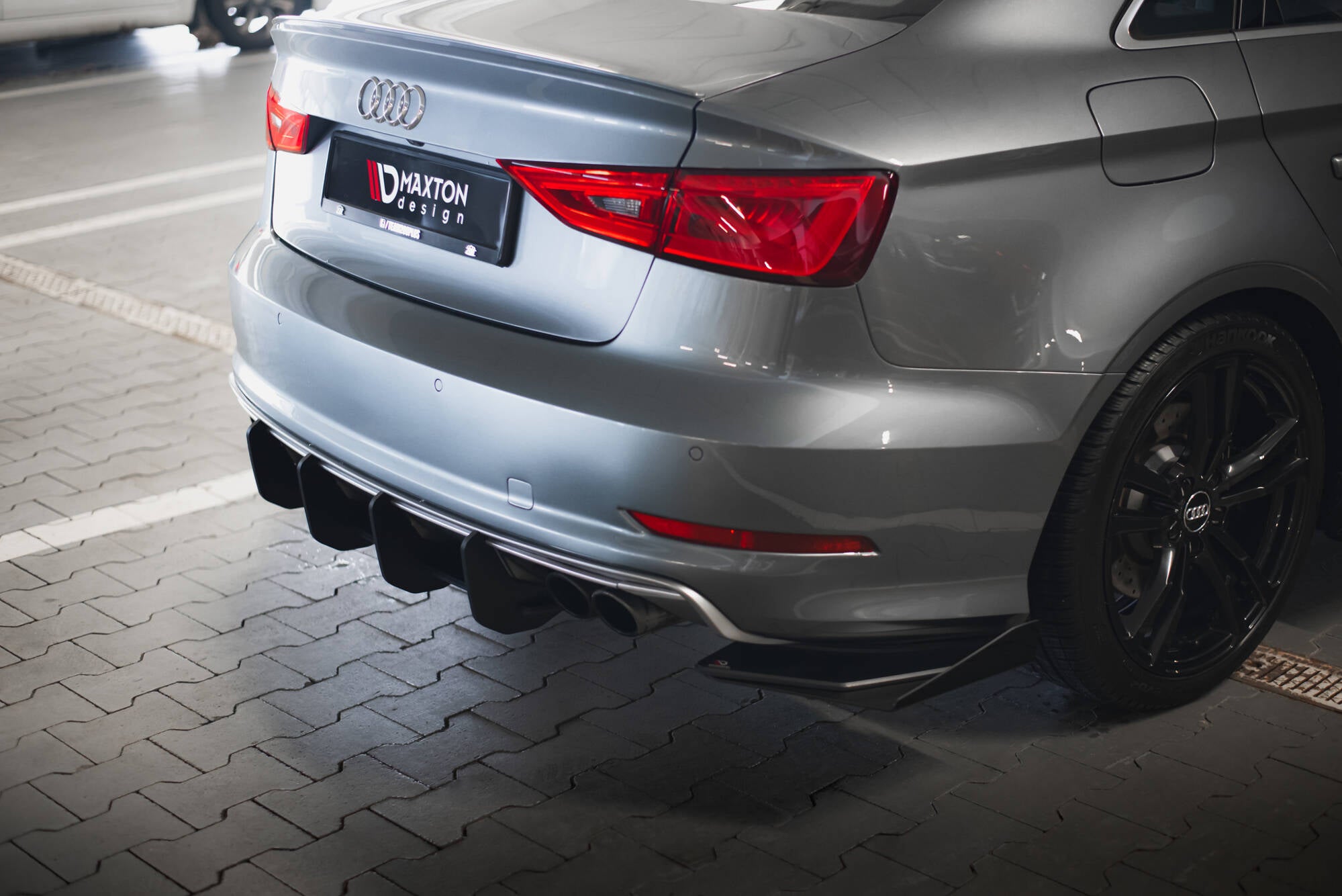 Maxton Design Street Pro Heckschürze passend für Audi S3 Limousine 8V