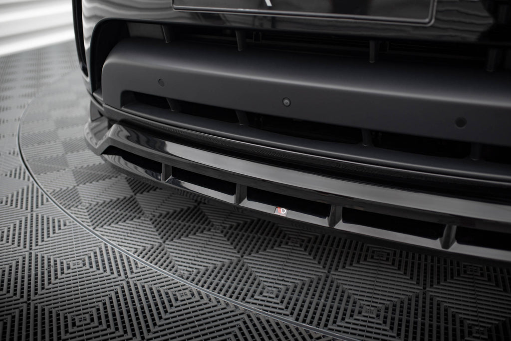 Maxton Design Street+ Spoilerlippe Front Ansatz passend für Land Rover Discovery HSE Mk5 schwarz Hochglanz