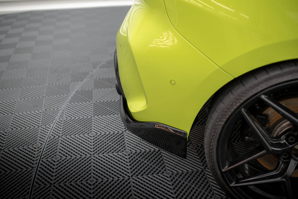 Maxton Design Heck Ansatz Flaps Diffusor V.1 passend für2 BMW 1er M-Paket / M135i F40 schwarz Hochglanz für BMW 1er F40