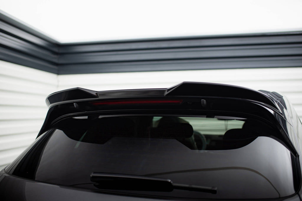 Maxton Design Spoiler CAP 3D passend für Porsche Cayenne SUV Mk3 Facelift schwarz Hochglanz