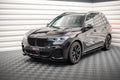 Maxton Design Street+ Spoilerlippe Front Ansatz V.3 passend für BMW X7 M-Paket G07 schwarz Hochglanz