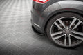 Maxton Design Heck Ansatz Flaps Diffusor V.2 passend für Audi TT S-Line 8S schwarz Hochglanz
