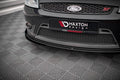 Maxton Design Front Stoßstange Flaps passend für Ford Fiesta ST Mk6 schwarz Hochglanz