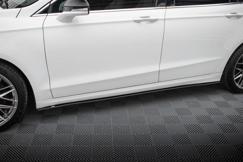 Maxton Design Street Pro Street+ Seitenschweller Leisten passend für Ford Mondeo Sport Mk5 Facelift / Fusion Sport Mk2 Facelift