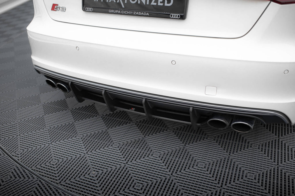 Maxton Design Street Pro Heckschürze passend für Audi S3 Sportback / Hatchback 8V