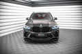 Maxton Design Street+ Spoilerlippe Front Ansatz V.3 passend für BMW X5M F95 schwarz Hochglanz