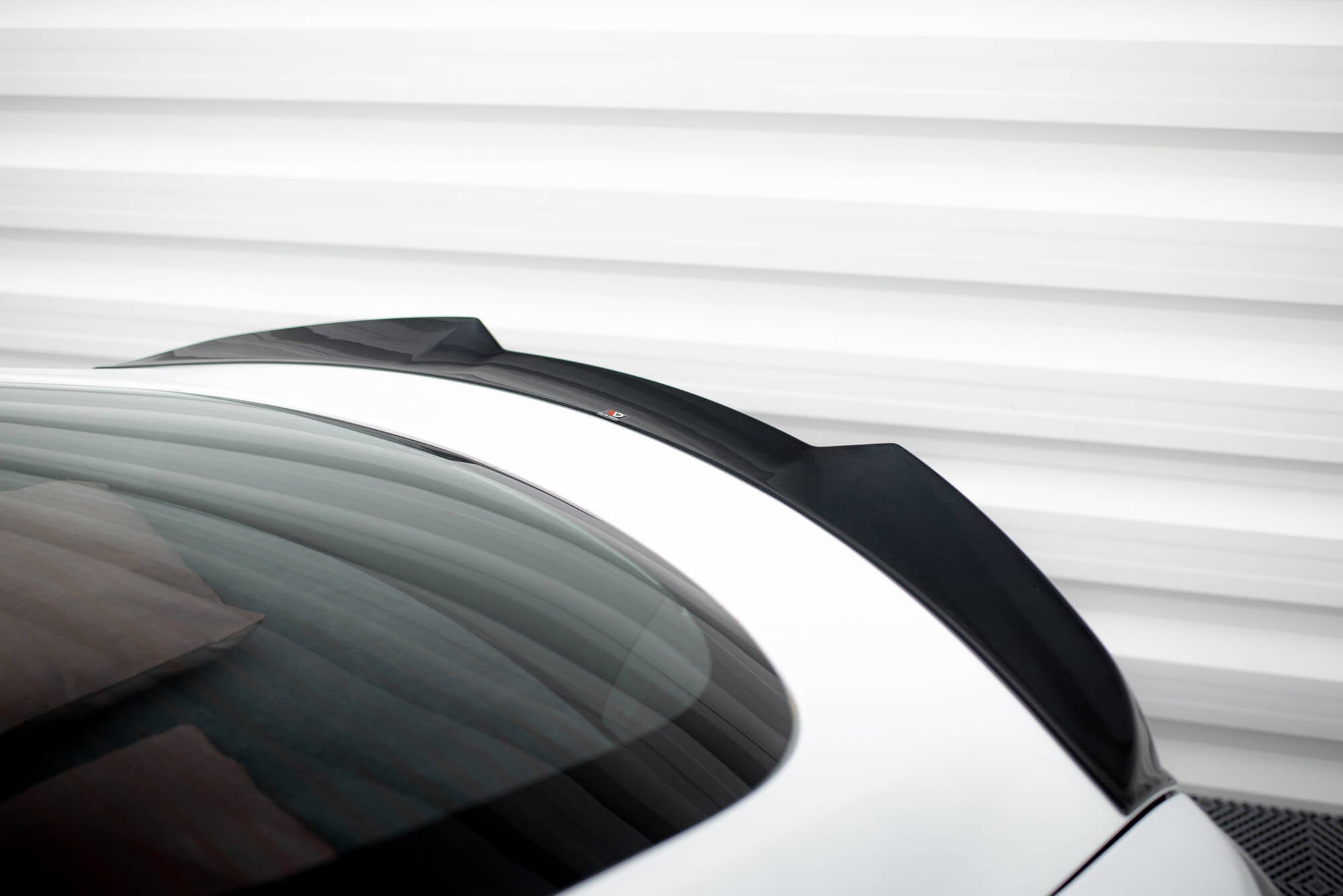 Maxton Design Spoiler CAP 3D passend für Tesla Model S Plaid Mk1 Facelift schwarz Hochglanz