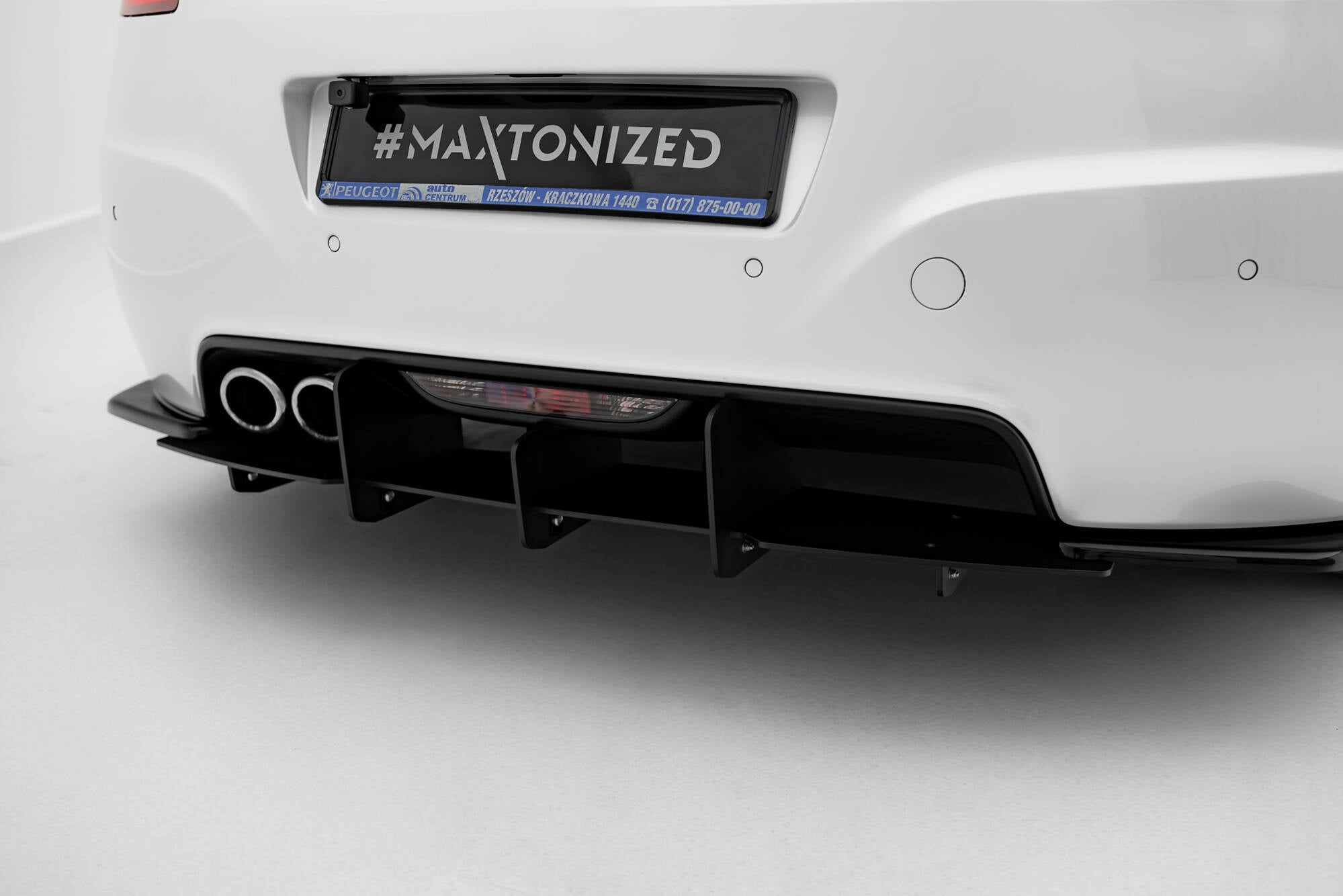 Maxton Design Heckschürze passend für Peugeot RCZ Mk1 / Mk1 Facelift