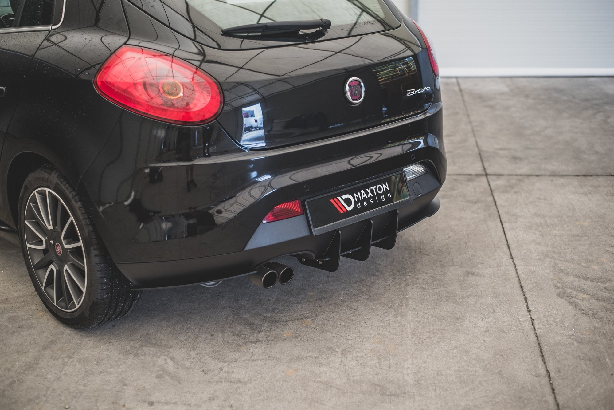 Maxton Design Heckschürze passend für Fiat Bravo Sport Mk.2