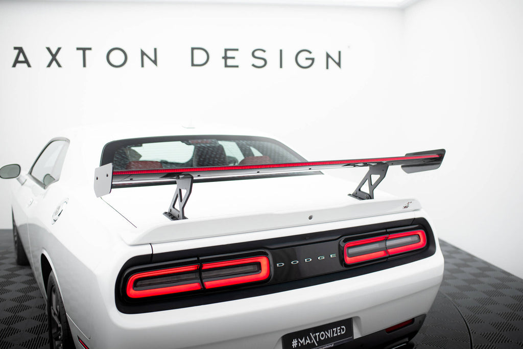 Maxton Design Carbon Spoiler + LED Dodge Challenger Mk3 für Dodge Challenger MK3 Facelift
