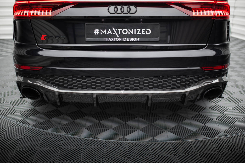 Maxton Design Prepreg Carbon Fiber Diffusor Heck Ansatz passend für Audi RSQ8 Mk1