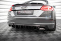 Maxton Design Diffusor Heck Ansatz passend für Audi TT S-Line 8S schwarz Hochglanz