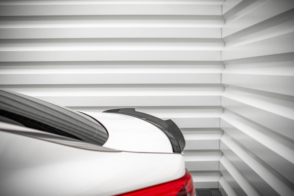 Maxton Design Spoiler CAP passend für Kia Optima Mk4 schwarz Hochglanz