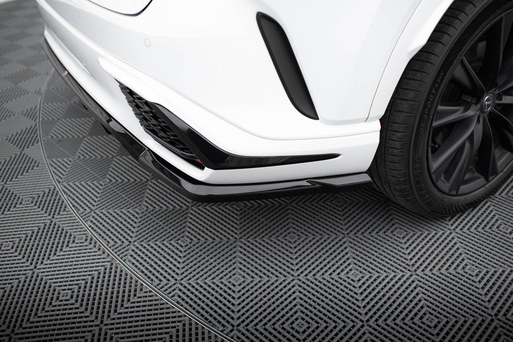 Maxton Design Street+ Mittlerer Diffusor RACE passend für Lexus RX F-Sport Mk5 schwarz Hochglanz