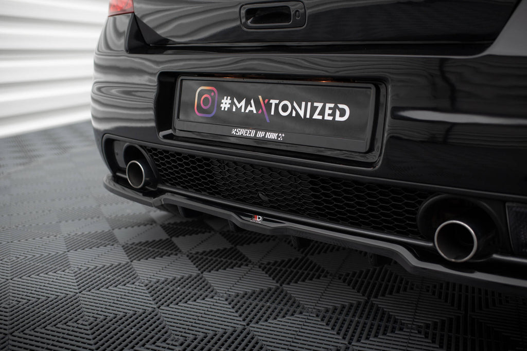 Maxton Design Street+ Mittlerer Diffusor RACE passend für Suzuki Swift Sport Mk4 schwarz Hochglanz