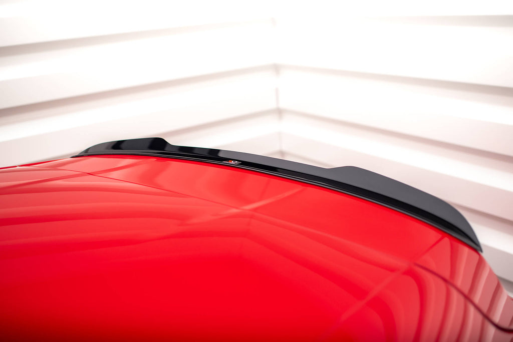 Maxton Design Spoiler CAP passend für Porsche Macan Mk1 schwarz Hochglanz