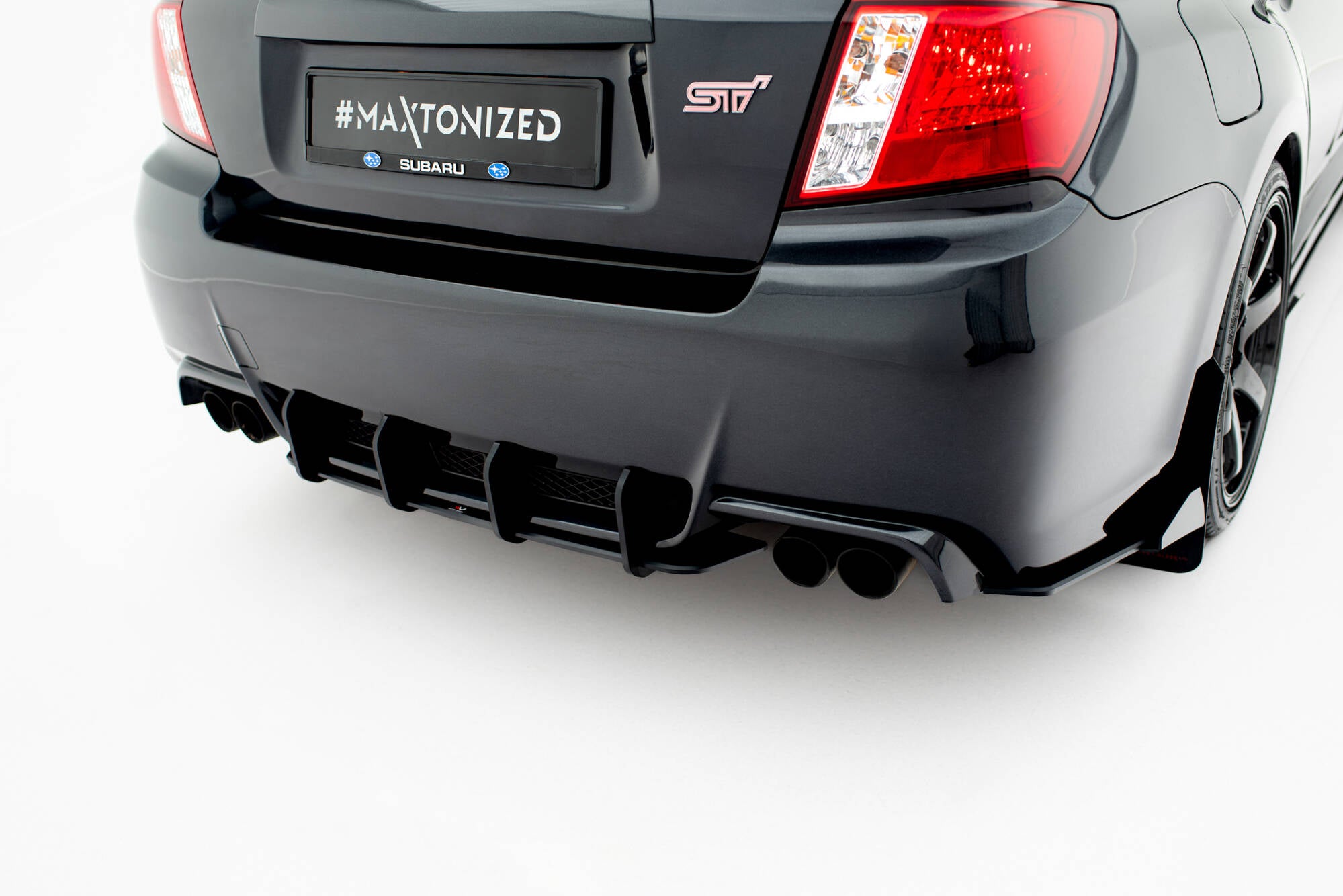 Maxton Design Street Pro Heckschürze passend für Subaru Impreza WRX STI Mk3 Facelift