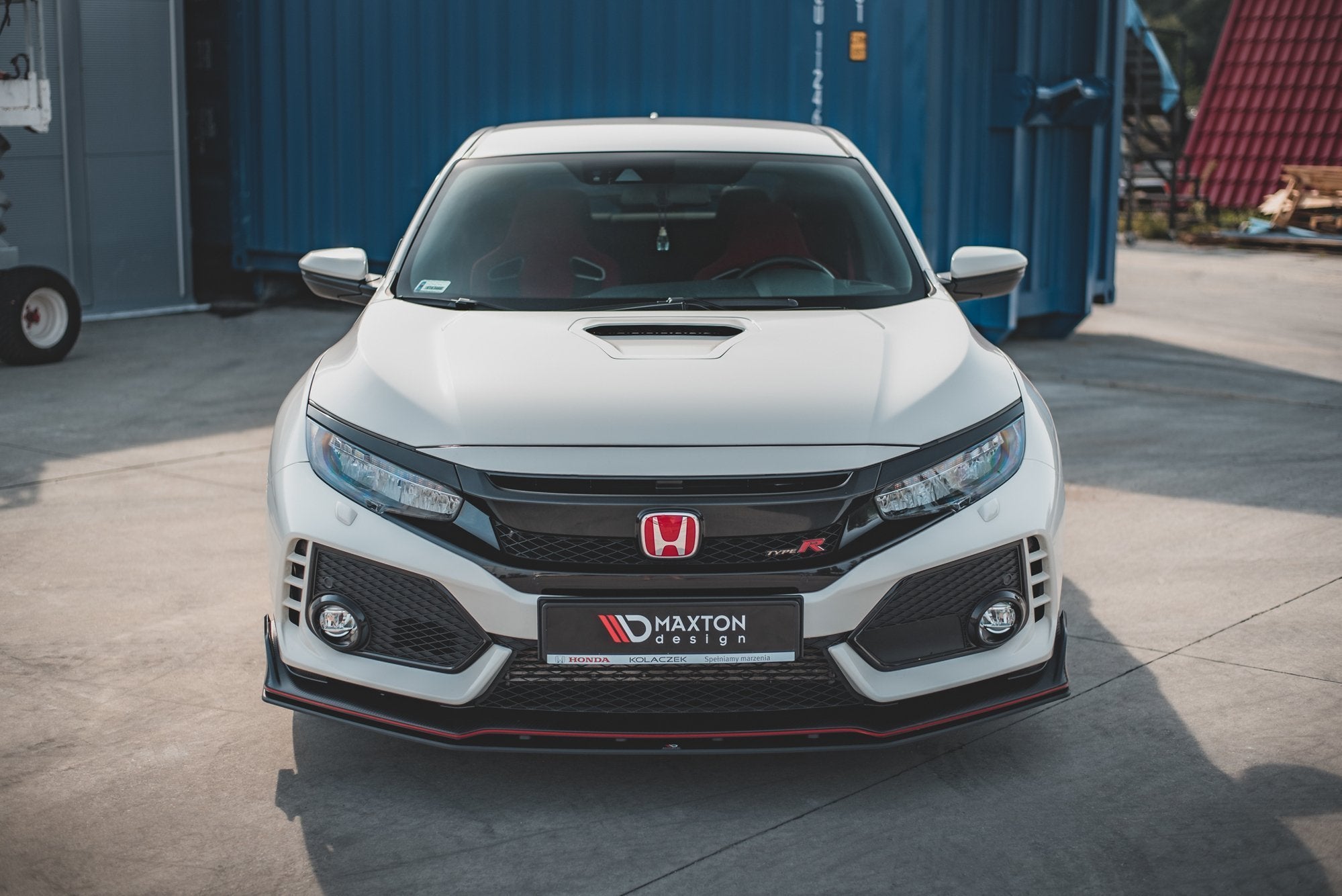 Maxton Design Street Pro Street+ Spoilerlippe Front Ansatz V.2 passend für Honda Civic Type-R Mk10 / Mk10 Facelift