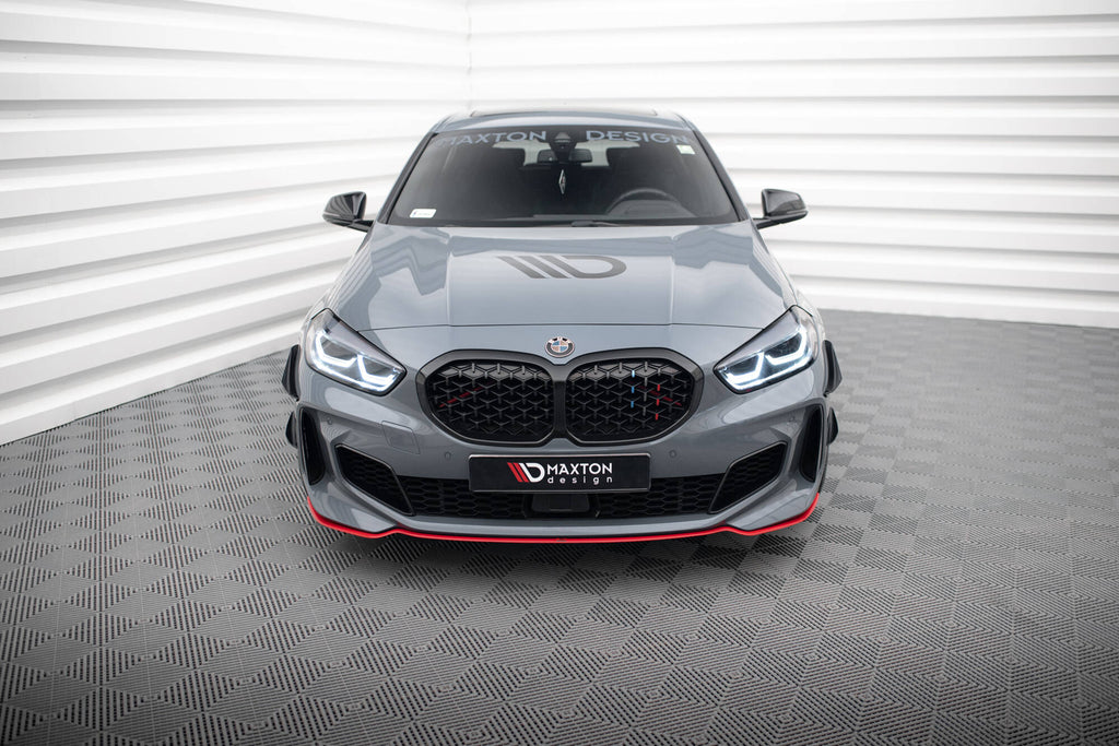 Maxton Design Street+ Spoilerlippe Front Ansatz V.4 passend für BMW 1er M-Paket/ M135i / 128ti F40