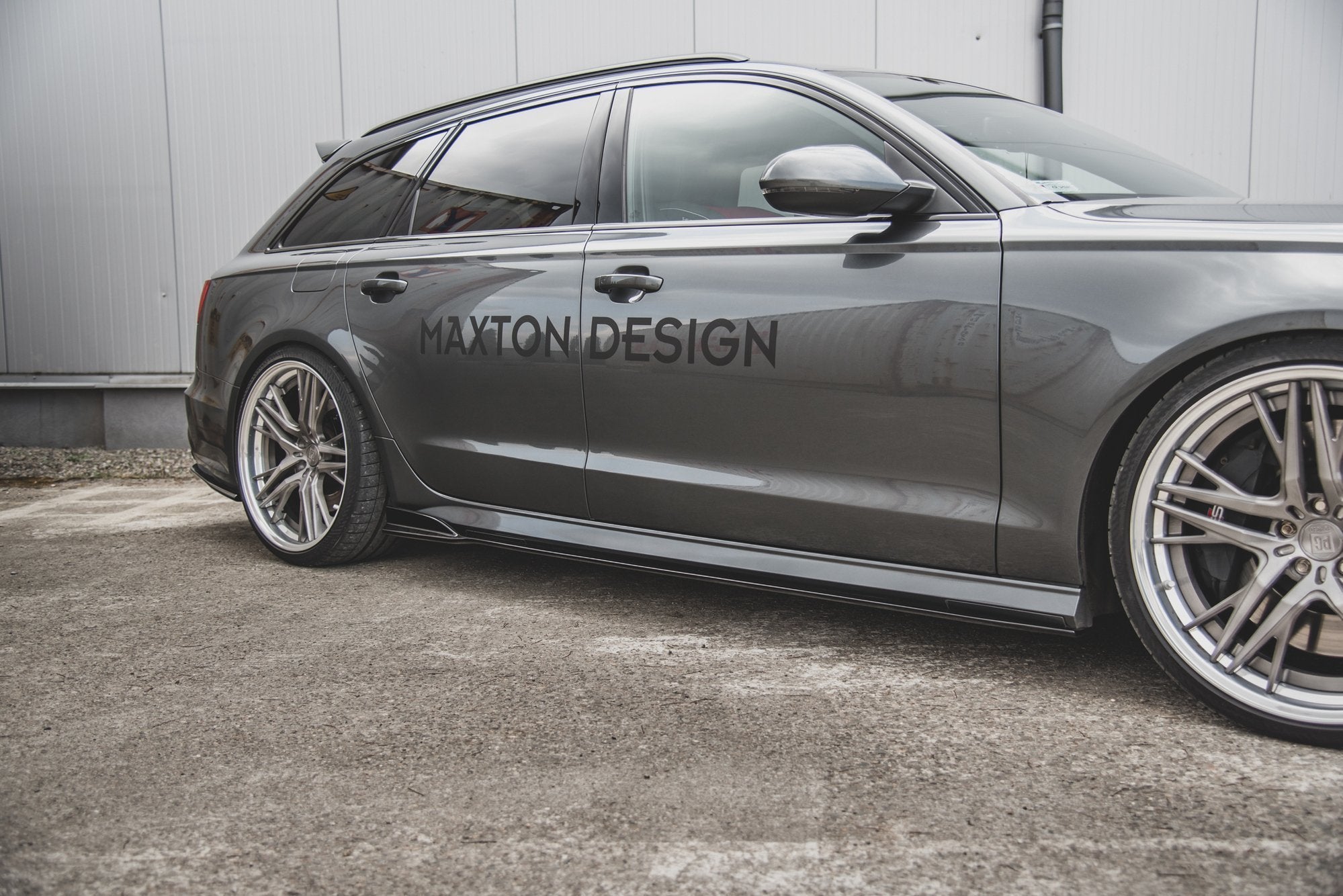 Maxton Design Street+ Seitenschweller Leisten passend für Audi A6 / A6 C7 S-line/ S6 C7 Facelift