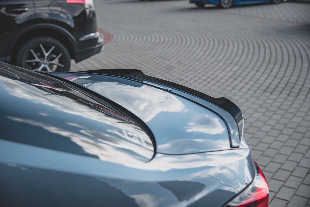 Maxton Design Spoiler CAP passend für Toyota Corolla XII Limousine schwarz Hochglanz