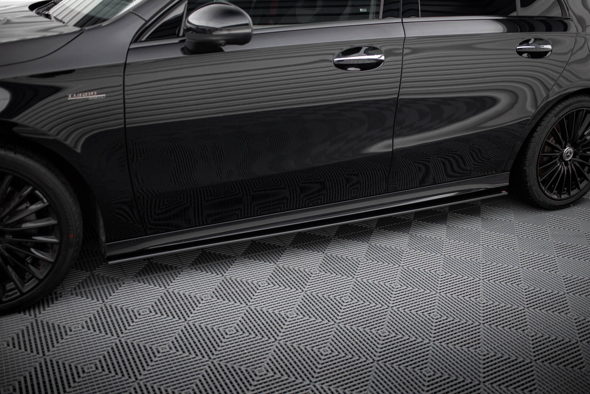 Maxton Design Street Pro Street+ Seitenschweller Leisten passend für Mercedes-AMG A35 W177 Facelift