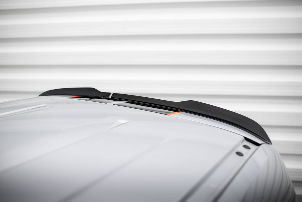 Maxton Design Spoiler CAP passend für Ford Transit Courier Mk1 schwarz Hochglanz