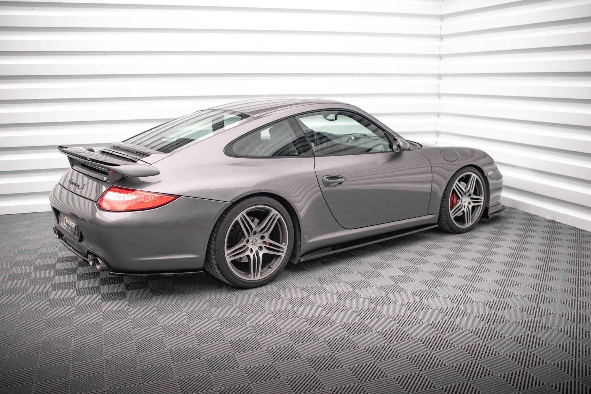 Maxton Design Street+ Seitenschweller Leisten passend für Porsche 911 Carrera / Carrera GTS 997 Facelift schwarz Hochglanz