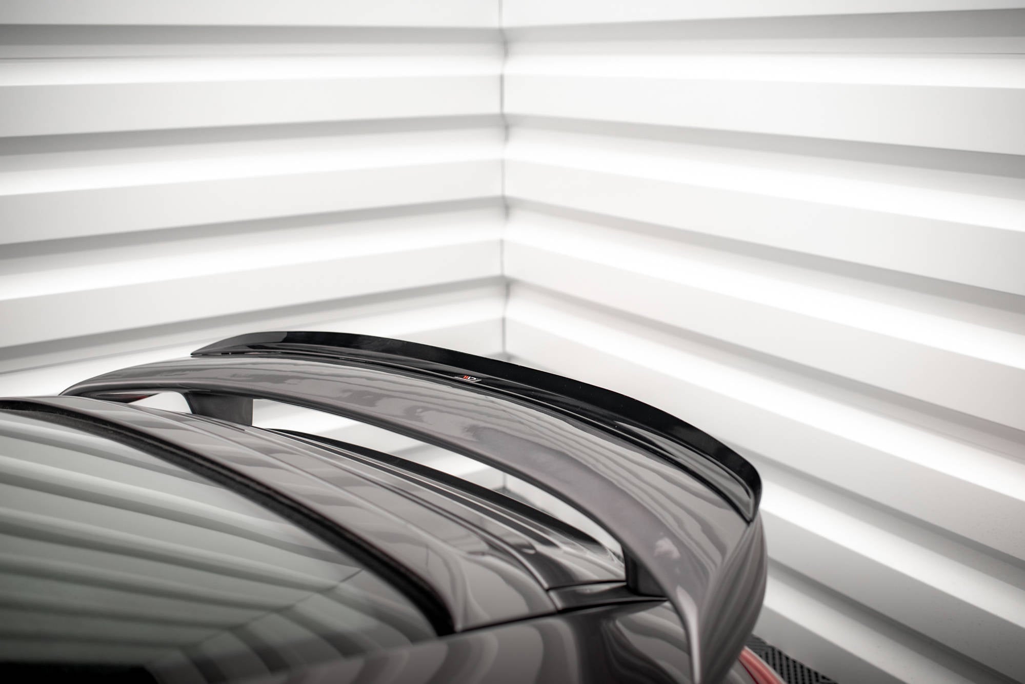 Maxton Design Spoiler CAP passend für Porsche 911 Carrera / Carrera GTS 997 Facelift schwarz Hochglanz