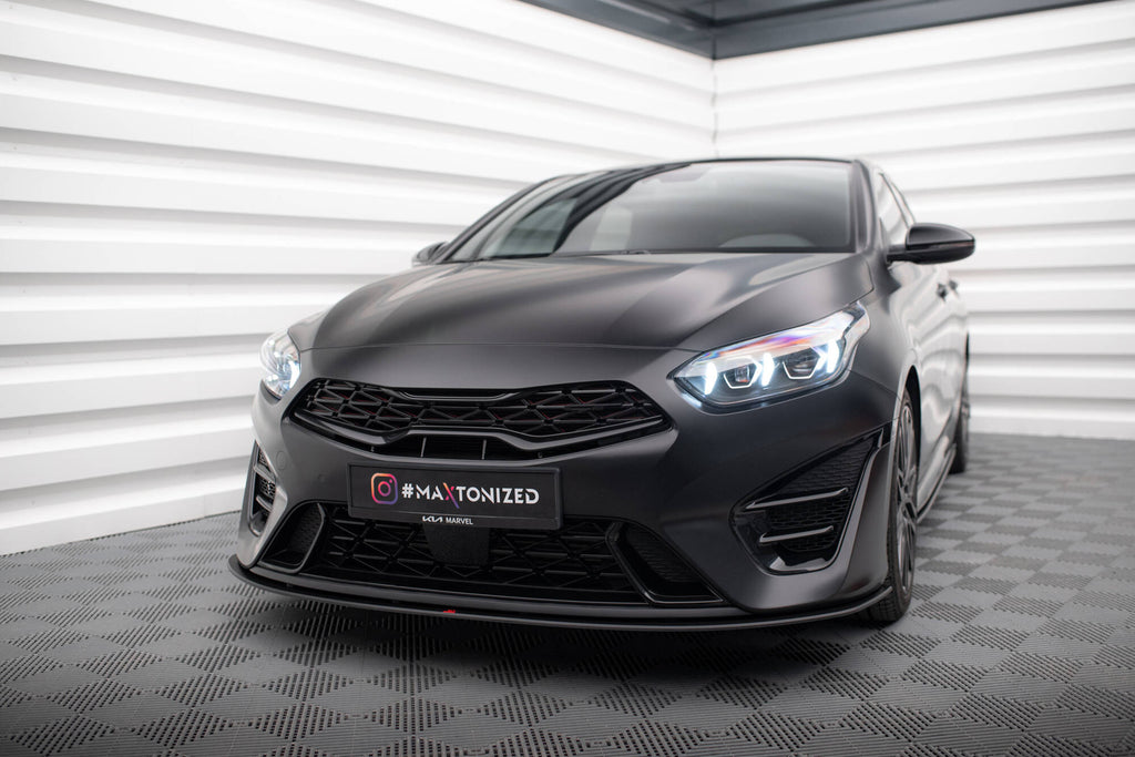 Maxton Design Street Pro Street+ Spoilerlippe Front Ansatz passend für Kia Proceed GT Mk3 Facelift / Ceed GT / GT - Line Mk1 Facelift