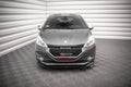 Maxton Design Street+ Spoilerlippe Front Ansatz V.1 passend für Peugeot 208 GTi Mk1 schwarz Hochglanz