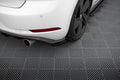 Maxton Design Heck Ansatz Flaps Diffusor passend für VW GOLF 7 GTI FACELIFT schwarz Hochglanz