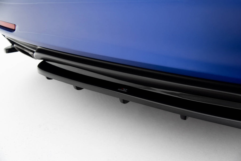 Maxton Design Street+ Mittlerer Diffusor RACE passend für Lexus Rc Mk1 schwarz Hochglanz